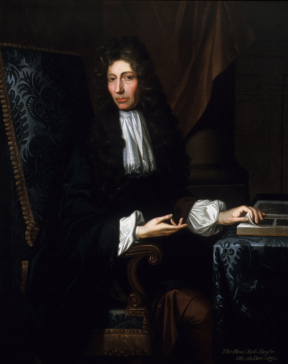Portrait of Robert Boyle, whose 1662 gas law underpins hyperbaric science